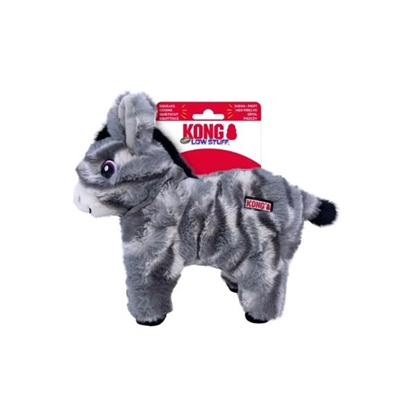 Picture of KONG Stripes Low Stuff Donkey | Plush Squeaky Toy